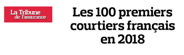 La Tribune de l'Assurance - Top 100 Courtiers français en 2018